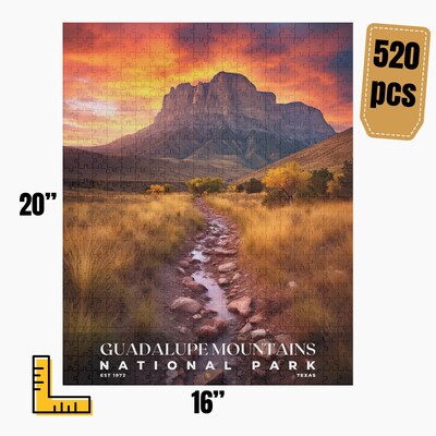 Guadalupe Mountains National Park Jigsaw Puzzle, Family Game, Holiday Gift | S10 - image4